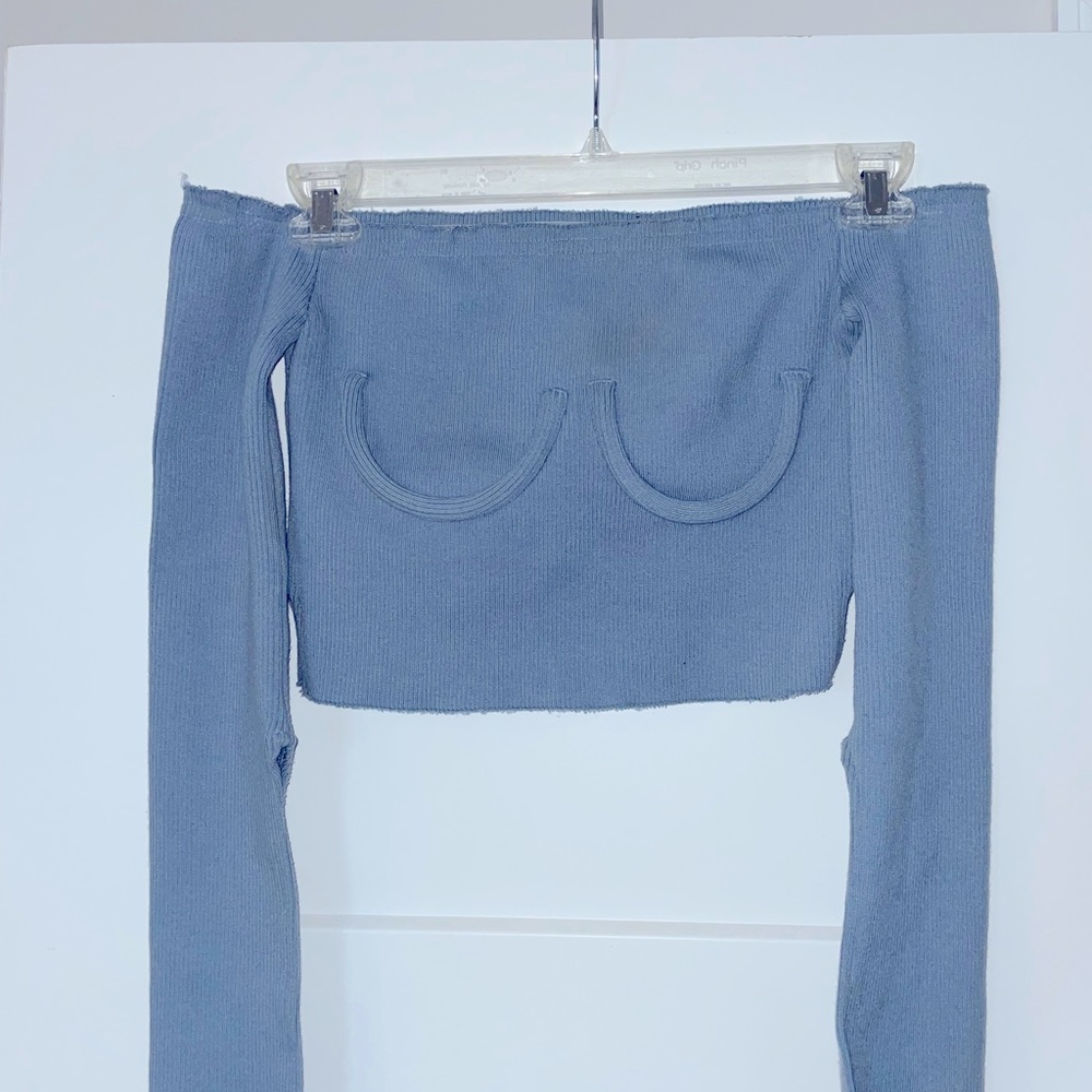 Orseund iris ribbed knit long sleeve top